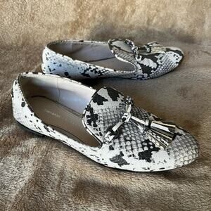 ZARA‎ Snakeskin Tassel Loafers Size 36/US 5.5